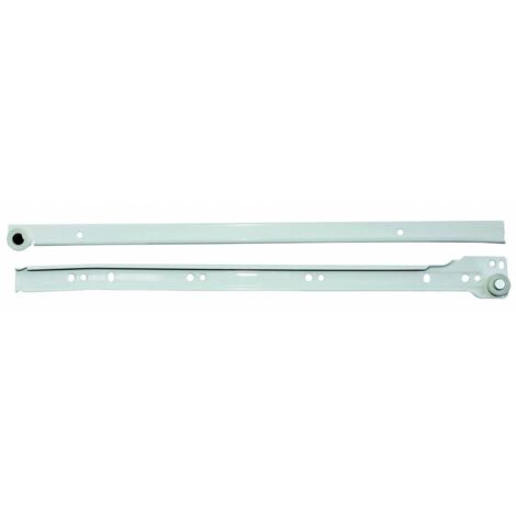 GUIDA P/CASSETTI ACCIAIO 60 CM LACCATO BIANCO 25 CP