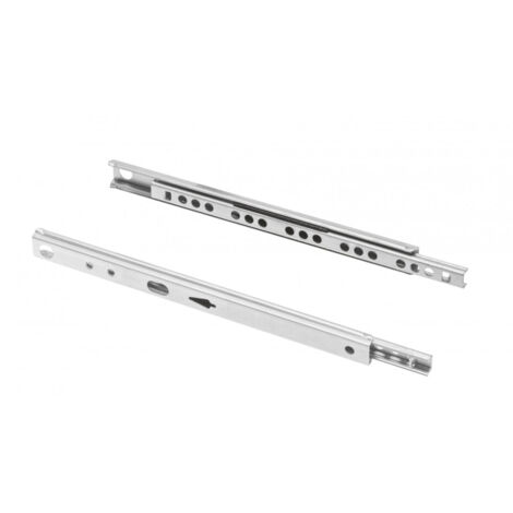 GUIDA PER CASSETTI ACCIAIO 17 MM 25 CM PORT 10 KG- 20,0 coppie