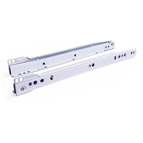Guida per cassetti mm 400 bianco - masidef