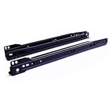 Guida per cassetti mm 400 nera - masidef