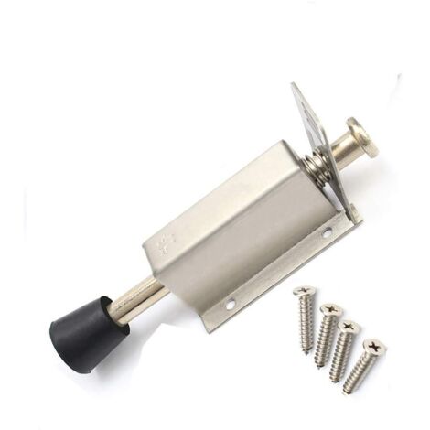 Guida per porta a pedale in acciaio inox da 12-48 mm, fermaporta, ammortizzatore a pavimento, pedale, cuneo, ferramenta