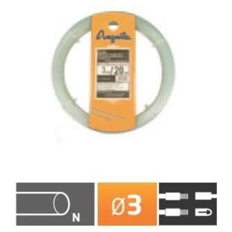 Guida pressacavo 15 metri nylon 3 mm Anguilla