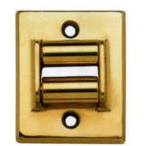 Guidacinghia Rettangolare In Ottone Lucido - mm.60x45