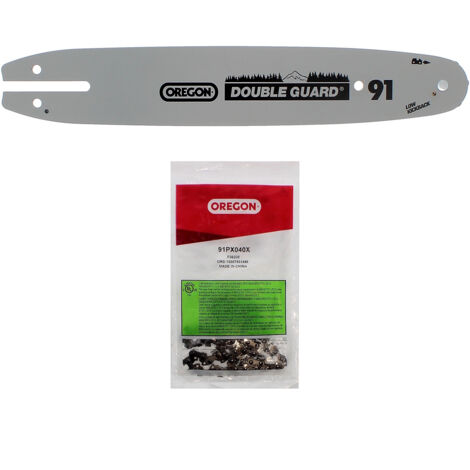 Guide 10 pouces avec chaîne 40 maillons OREGON pour tronçonneuse GT ELEC