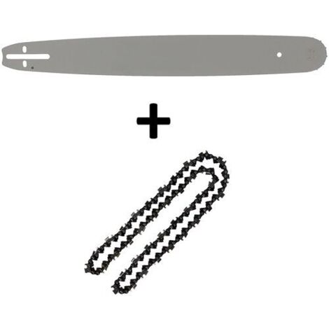 Guide 20 pouces (50 cm) avec chaîne 76 maillons pour tronçonneuse