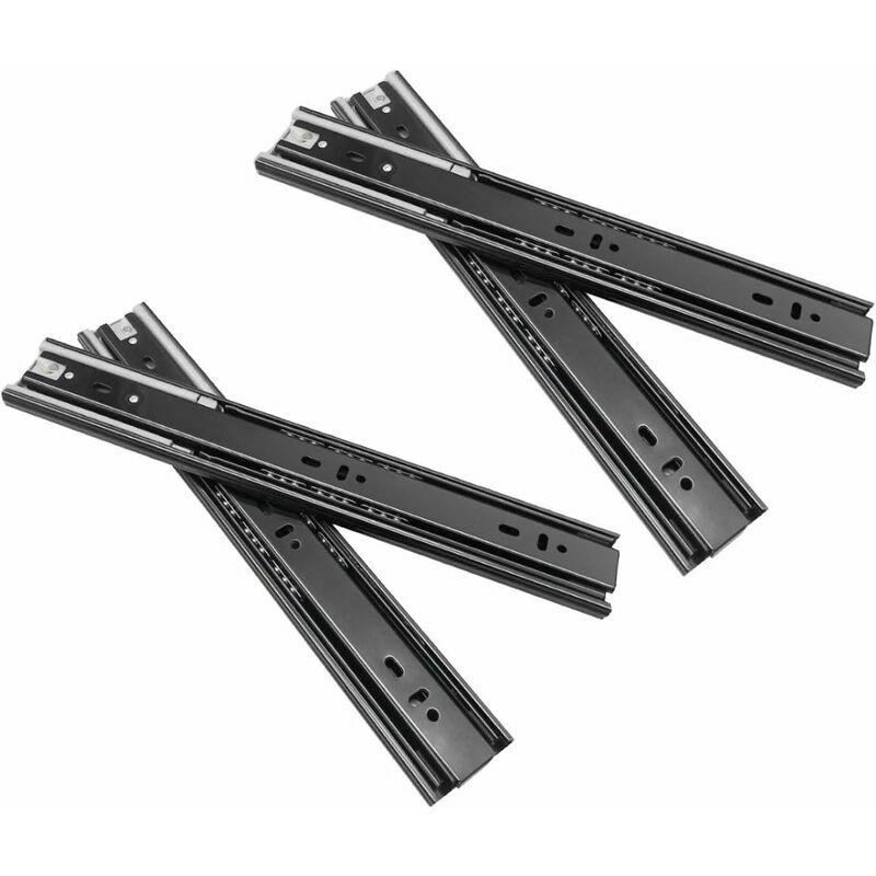 Guide 2 paia di guide per cassetti con cuscinetti