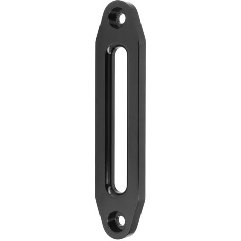 Guide-câble à œillet pour treuil 25,4 cm (10 po), capacité de charge de 8 000 à 15 000 lb, en aluminium, universel, anti-blocage, noir