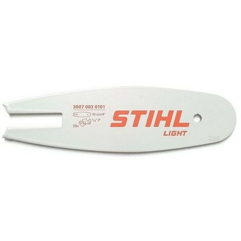 Guide chaîne tronçonneuse 10 cm – Pas 1/4 – Jauge 1.1 mm (043) – 28 dents pour coupe précise – Compatible Stihl GTA 26 - GTA26