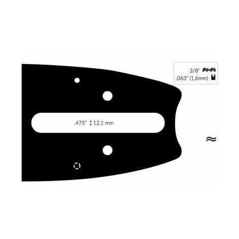 Guide chaîne tronçonneuse 50 cm – Pas 3/8'' – Jauge .063'' (1,6 mm) – Performance pour bois dur et teck – Compatible modèles Stihl