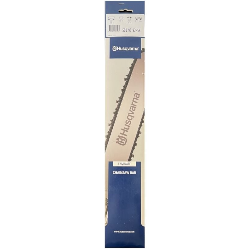 Husqvarna - Guide-chaîne guide-chaîne 40 cm 3/8'' mini 56 tg 1,3 mm ( 501 95 92-56 ) adaptable sur 321 el / 135 / 240 / 240 e-series / T540 xp / T540