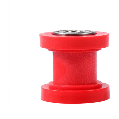 Guide de chaîne 10 mm, curseur, tendeur, roue, pour mini-moto, moto, VTT, rouge