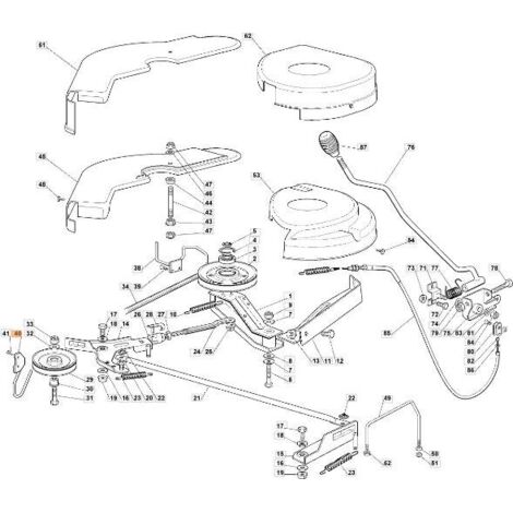 GUIDE DE COURROIE ORIGINAL EMAK G125270304E1