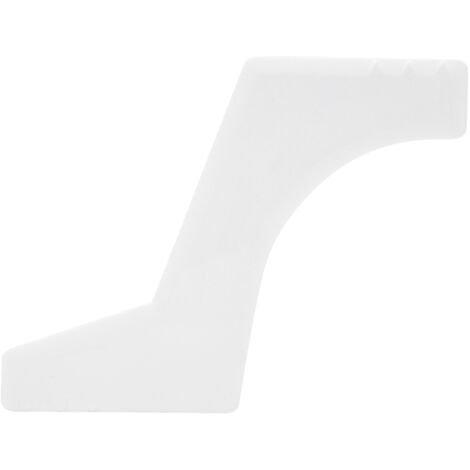 Guide de Forme Barbe, Gabarit de Style pour Salon à Domicile, Accessoire de Modelage (Blanc)