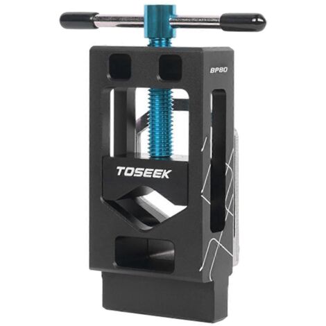 Guide de fourche de vélo, guide de scie à vélo, pièces de rechange bleues