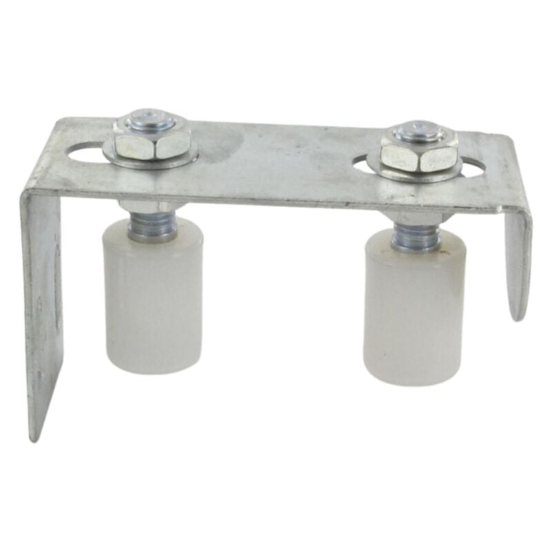 Guide de haut de portail, 2 galets d'entrainement réglables acier zingué Secury-t