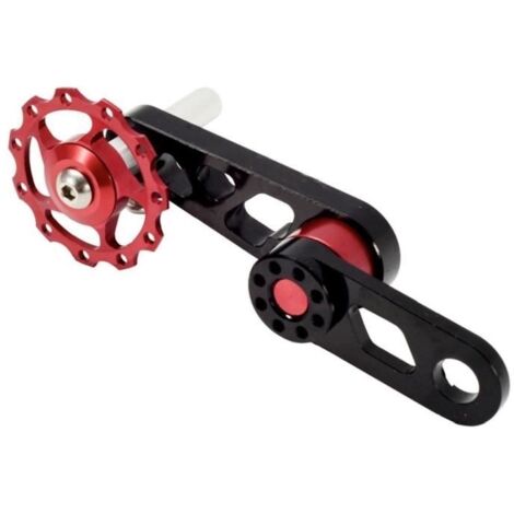 Guide de la chaîne vélo Tendeurs cyclisme Pliant Alliage d'aluminium roue Accessoires d'accessoires extérieurs