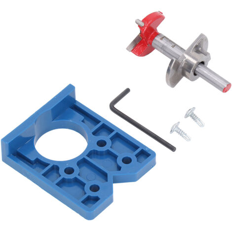 Guide de perçage 35mm pour charnières invisibles, outil d'installation pour portes et fenêtres.