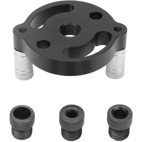 Guide de perçage auto-centrant vertical pour trous parfaits, kit poinçon et gabarit de perçage précis
