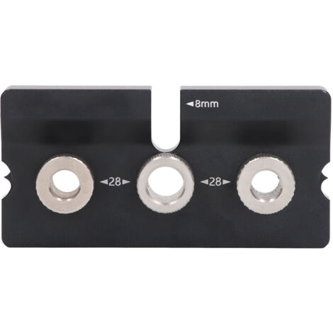 Guide de Perçage pour Cheville Bois 2 en 1, 8mm 10mm, Gabarit de Perçage Précision pour Menuiserie