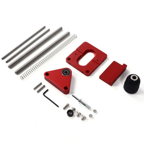 Guide de perçage précis pour bois avec échelle claire et portable - Idéal pour assemblage et menuiserie