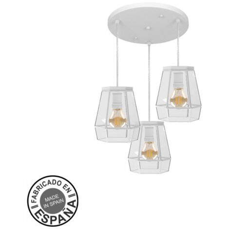 Guide De Plafond 3xe27 Blanc Regx42x42 Cm