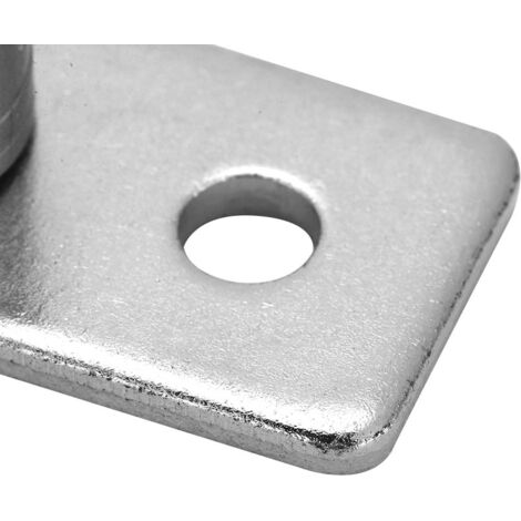 Guide de Plancher pour Portes Coulantes et Barn Door en Acier Inoxydable - 2 Pièces, Accessoires de Montage, Facile à Installer