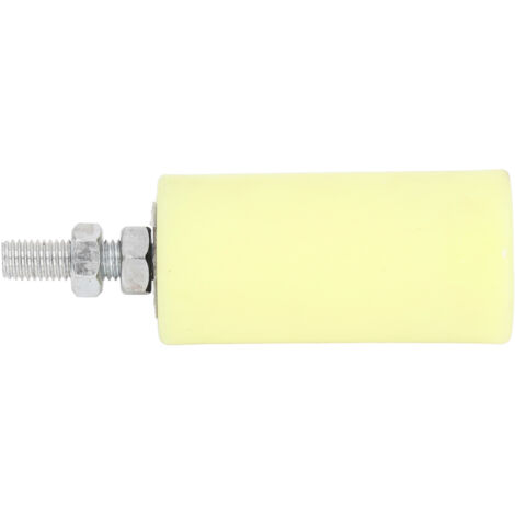 Guide de Portail Coulissant en Nylon Renforcé, Rouleau de Guidage Lourd pour Porte Roulante, Ensemble Support 100mm