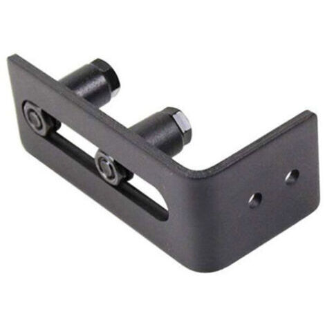 Guide de porte coulissante, guide au sol, guide de rail réglable en acier au carbone pour porte coulissante et accessoires de quincaillerie pour porte de grange