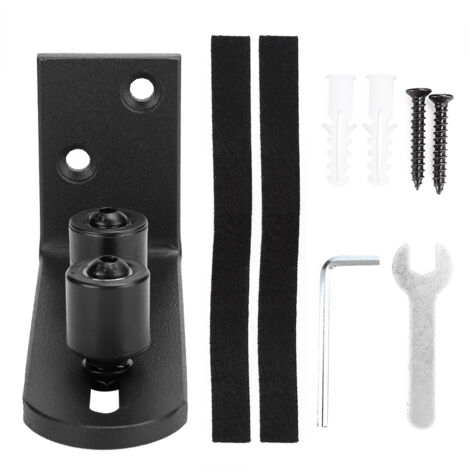 Guide de roulement au sol pour porte coulissante en acier carbone avec palier duplex, quincaillerie de porte.