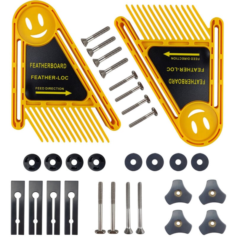 Guide de scie à table pour table à onglets, scie à table, table à onglets, outils multifonctionnels pour le travail du bois (plastique)
