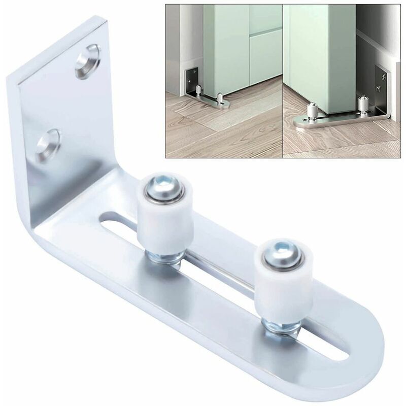 Guide de sol en acier inoxydable rouleau porte coulissante guide de porte rouleau ferrure de porte coulissante