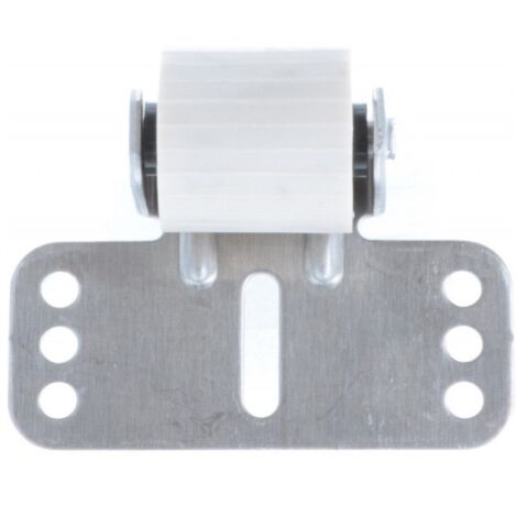 Guide de tablier acier de volet roulant avec roue en PVC à visser épaisseur 32mm entraxe 65mm Store Fenêtre Enroulement Déroulement Coffre Menuiserie