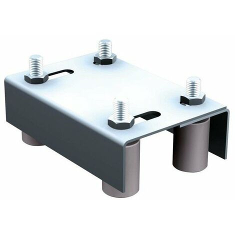Guide extensible double pour portail de 40 à 60 mm 40 à 60