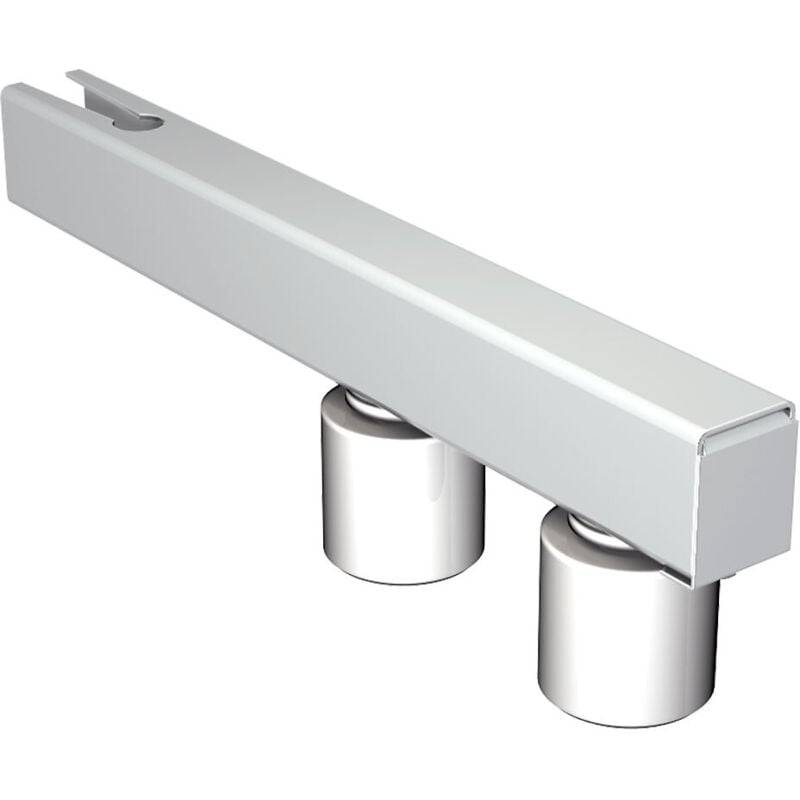 Slid'up By Mantion - Guide haut réglable à sceller pour portail coulissant, 2 olives Ø40 H60 mm