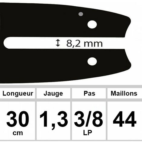Guide OZAKI 30 cm 3/8LP 1,3mm