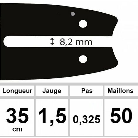 Guide OZAKI 38 cm 0,325 1,5mm