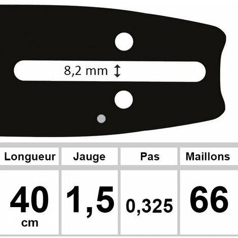 Guide OZAKI 40 cm 0,325 1,5mm