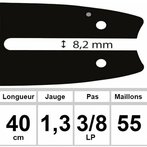 Guide OZAKI 40 cm 3/8LP 1,3mm