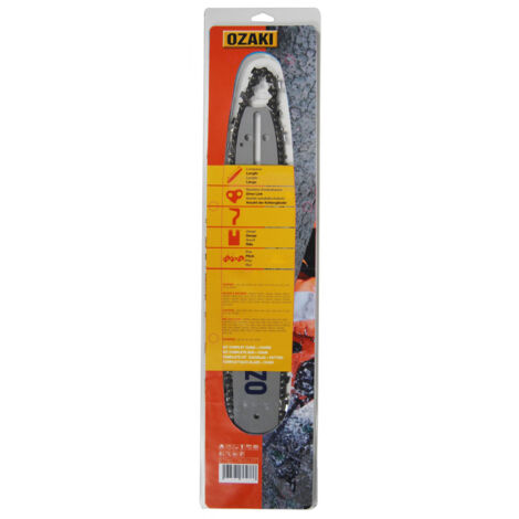 Guide Ozaki Zkza30 + Chaîne 3/8 Low Pro 050 (13mm) 45 Entraîneurs ( E45 )