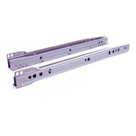 Guide per cassetti a rullino - 300 mm - argento