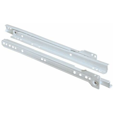GUIDE PER CASSETTI CON FERMO Col. Bianco cm. 45 25 CP