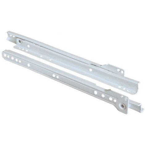 GUIDE PER CASSETTI CON FERMO Col. Bianco cm. 60 25 CP