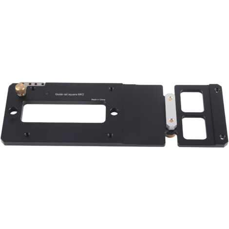 Guide Rail d'Arrêt à Angle Droit 90° pour Scie Circulaire, Accessoires de Scie sur Rail pour Travail du Bois