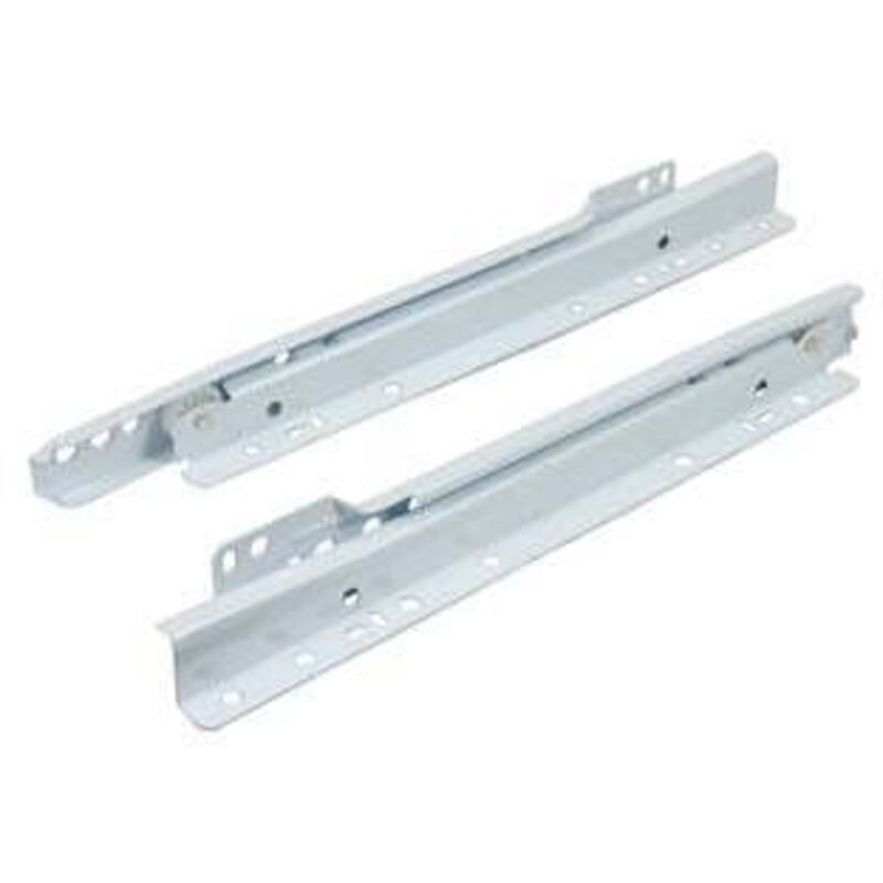 Guide Scorrevoli Per Cassetti AMIG - 400 Mm Autobloccanti - Acciaio Zincato, Portata 25 Kg - Foto 6