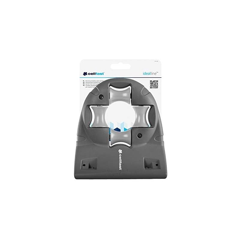 Cellfast idealtm guide d'angle pour tuyau d'arrosage empêche la confusion et les frottements du tuyau, 4 roulettes de guidage, 2