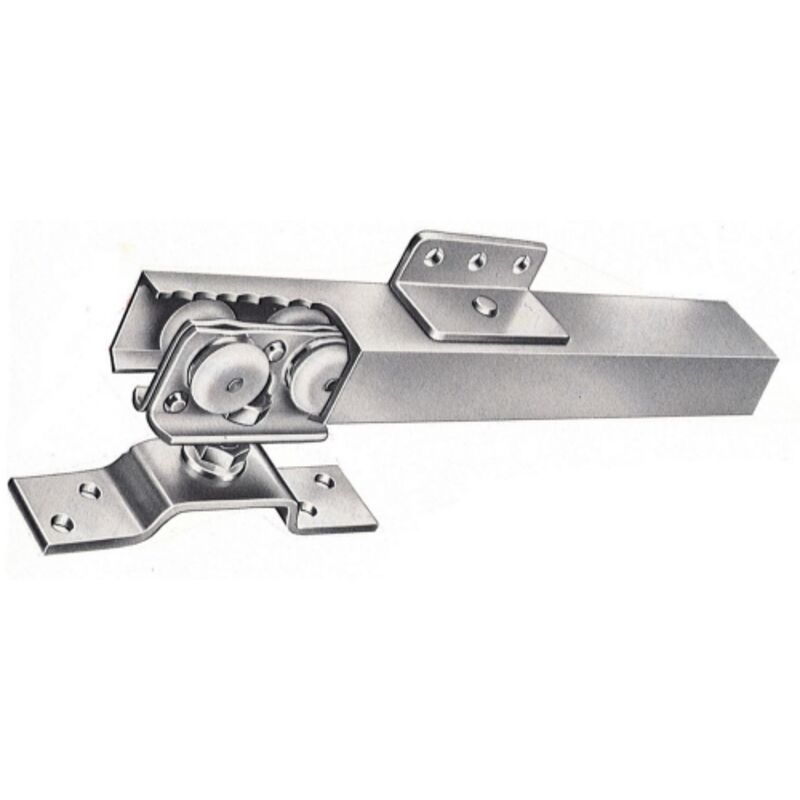 Guides avec rail en aluminium pour portes coulissantes de 151 A 180 cm