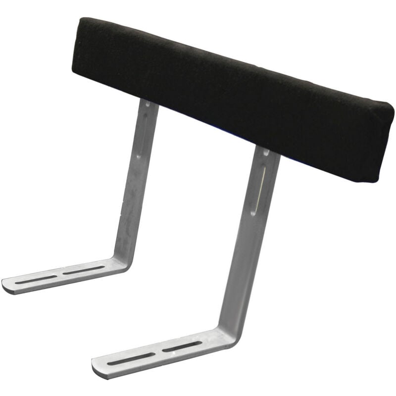 Mophorn - Guides de remorque pour bateau 48', 2 pièces en acier antirouille avec planches rembourrées en moquette, comprend des pièces de montage