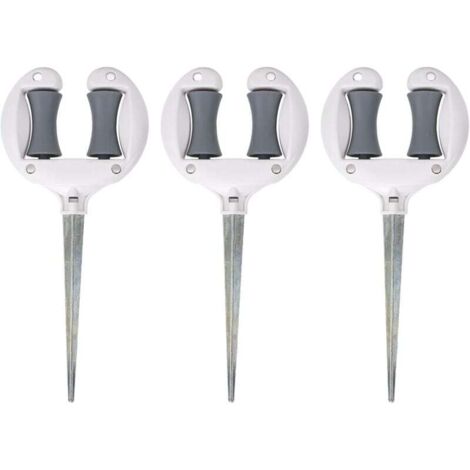 Guides de Tuyau pour le Jardin, Positionnement de Tuyau D'eau, Guide de Tuyau de Pelouse, Support de Pointe, Piquets de Guidage de Tuyau D'arrosage, Accessoires de Tuyau