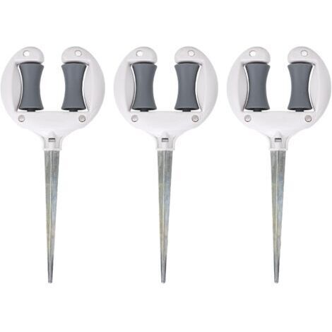 Guides de Tuyau pour le Jardin, Positionnement de Tuyau D'eau, Guide de Tuyau de Pelouse, Support de Pointe, Piquets de Guidage de Tuyau D'arrosage, Accessoires de Tuyau