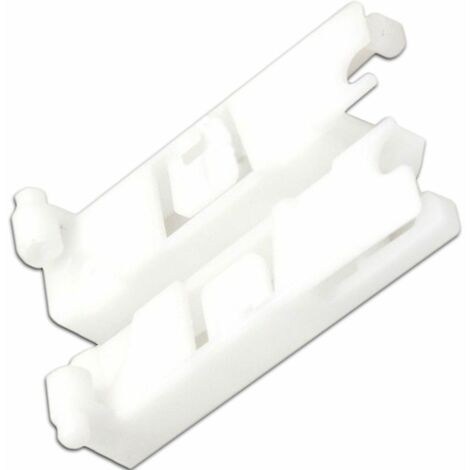 Guides embouts de visière (par 2) (481240118666) Hotte FAGOR, WHIRLPOOL